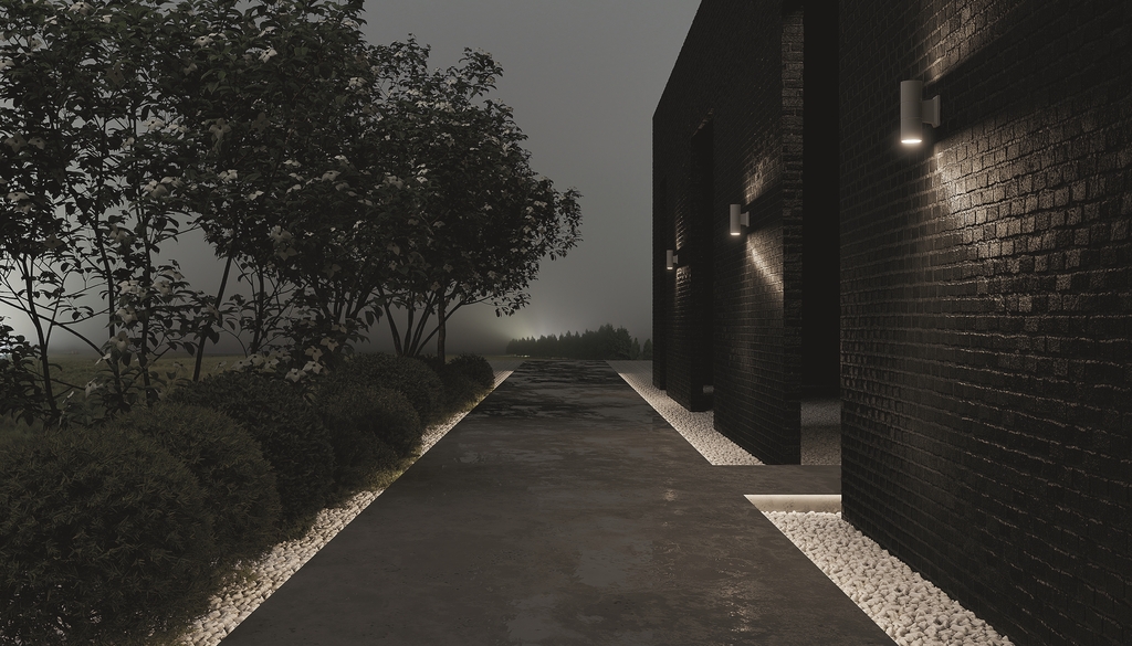 Настенный светильник (бра) Outdoor O574WL-02GR