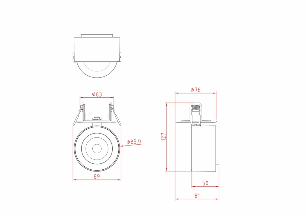Потолочный светильник Technical C063CL-L12W3K