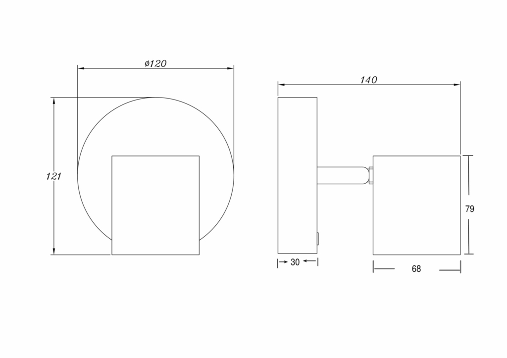 Спот Freya FR10005CW-L6B