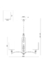 Подвесной светильник Freya FR1007PL-05BS