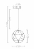 Подвесной светильник Freya FR5099PL-L6CH