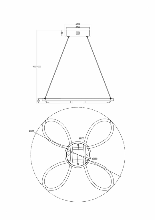 Подвесной светильник Freya FR6047PL-L70W