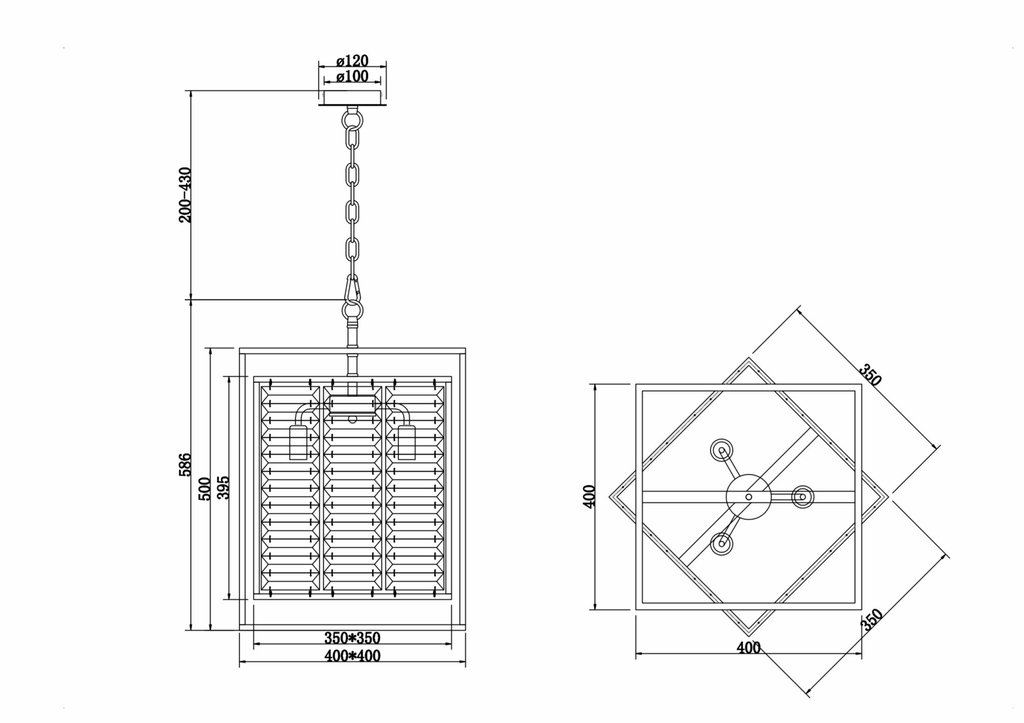Подвесной светильник Maytoni MOD060PL-04CH