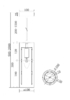 Подвесной светильник Maytoni MOD313PL-01G