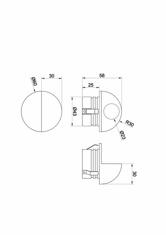 Настенный светильник (бра) Outdoor O033WL-L3W3K