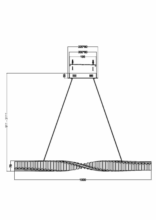 Подвесной светильник Maytoni P097PL-L28BS3K